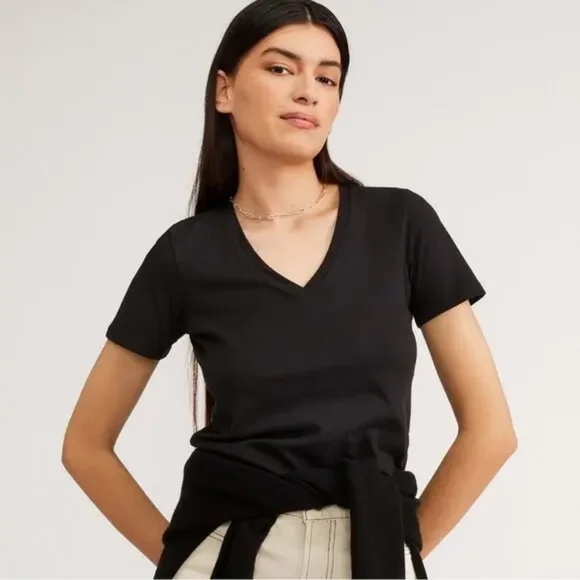 Everlane Organic Cotton V-Neck T-Shirt - Picture 6 of 7
